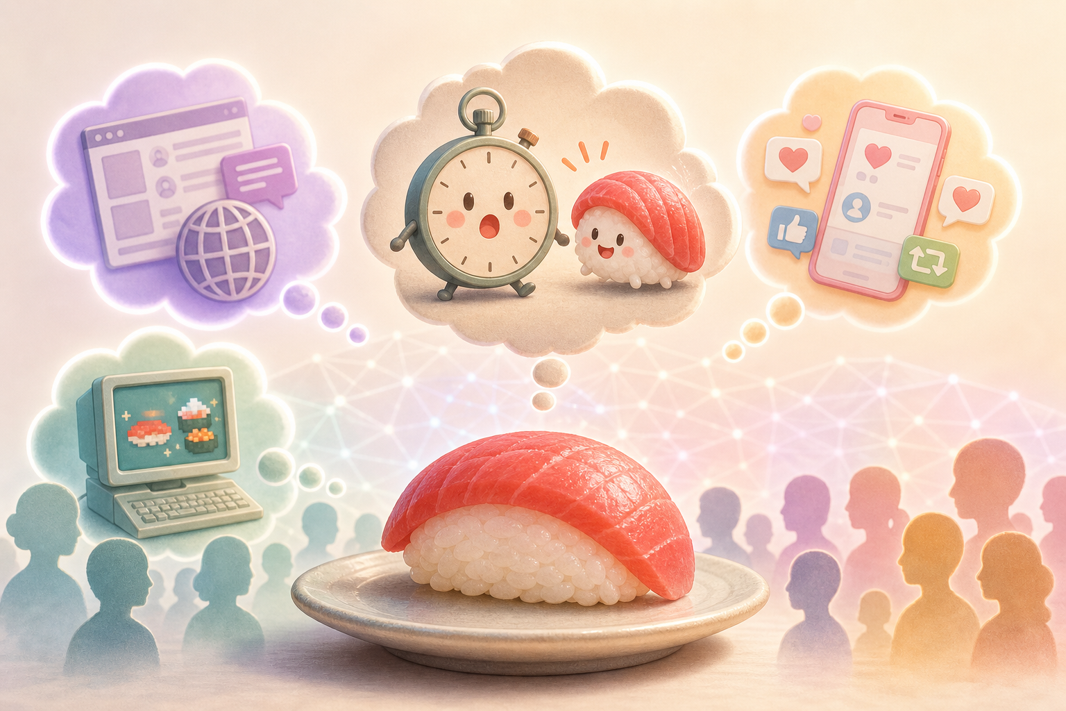 ネットの海で「時すでにお寿司」が定着したと考えられる3つの背景