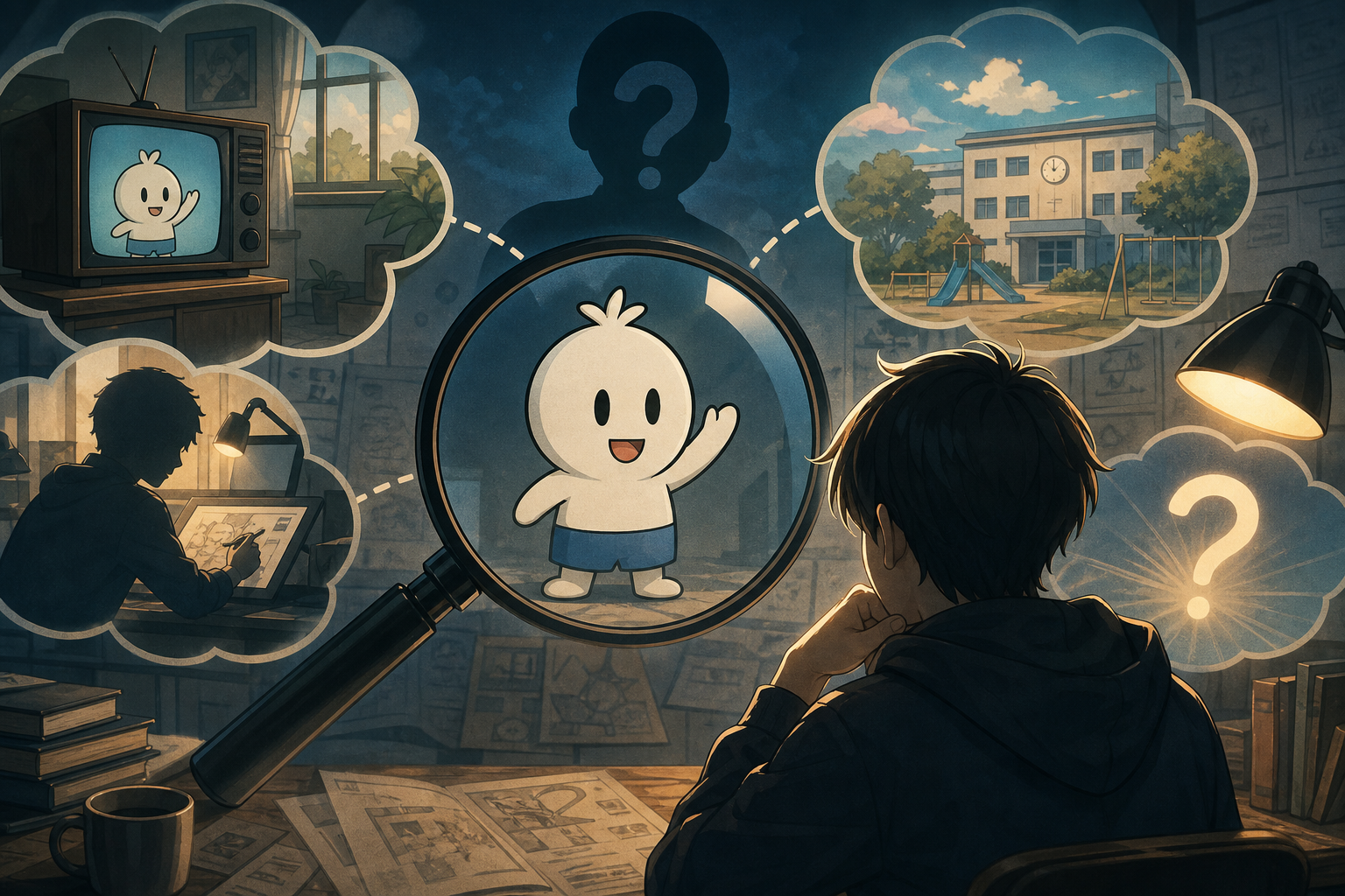 「グッボイくん」の元ネタは実在するアニメではない？