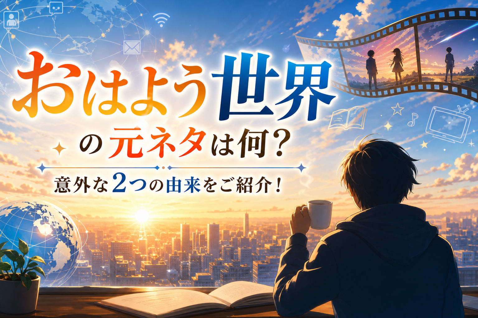 「おはよう世界」の元ネタは何？意外な2つの由来をご紹介！